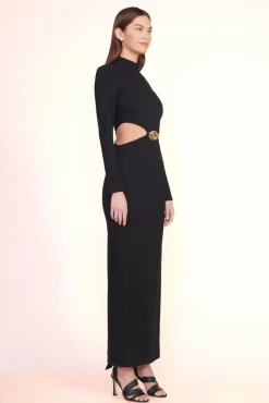 STAUD Occasion Dresses-ARLETTE DRESS - BLACK