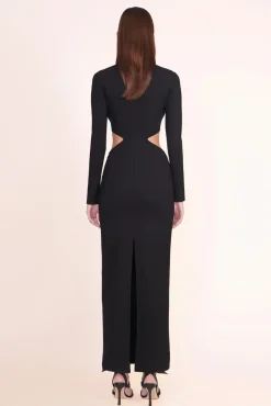 STAUD Occasion Dresses-ARLETTE DRESS - BLACK