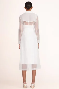 STAUD Bridal Dresses-ASHLEY DRESS - WHITE