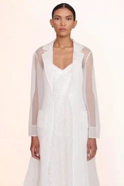 STAUD Bridal Dresses-ASHLEY DRESS - WHITE