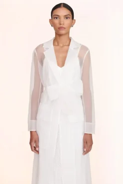 STAUD Bridal Dresses-ASHLEY DRESS - WHITE