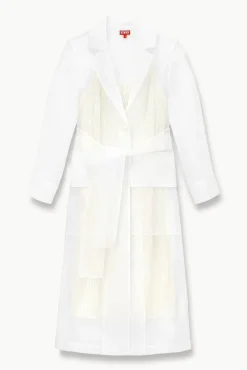 STAUD Bridal Dresses-ASHLEY DRESS - WHITE