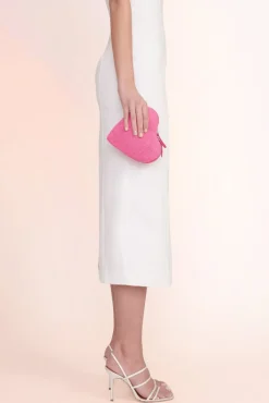 STAUD Occasion Dresses-BEADED HEART CLUTCH - BLOSSOM
