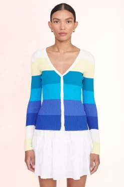 STAUD -CARGO SWEATER - PACIFIC STRIPE