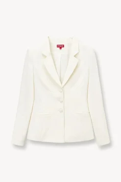STAUD -CARSON BLAZER - IVORY