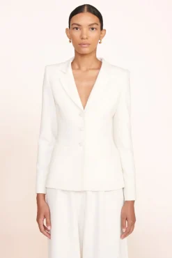 STAUD Bridal Dresses-CARSON BLAZER - IVORY