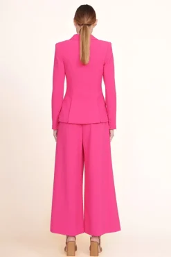STAUD Occasion Dresses-CARSON BLAZER - MAGENTA