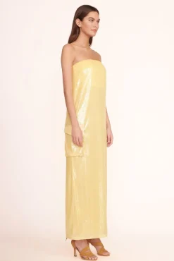 STAUD Occasion Dresses-CASEY DRESS - SUNRAY