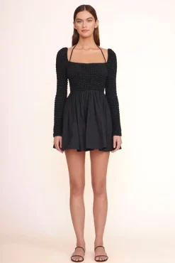 STAUD -CASSIDY DRESS - BLACK
