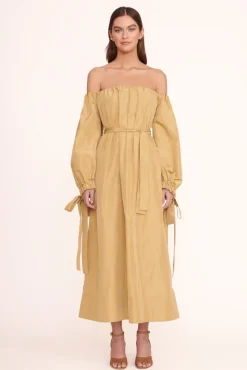 STAUD -COLBY DRESS - KHAKI