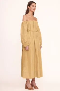 STAUD -COLBY DRESS - KHAKI