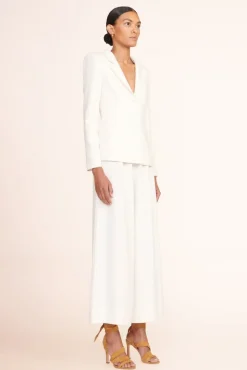 STAUD Bridal Dresses-CROPPED CALEB PANT - IVORY