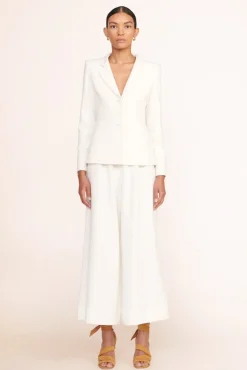 STAUD -CROPPED CALEB PANT - IVORY
