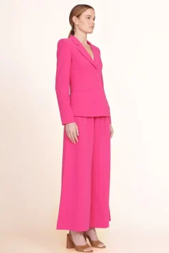 STAUD -CROPPED CALEB PANT - MAGENTA