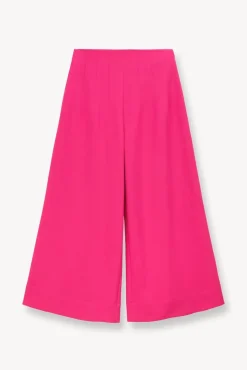 STAUD -CROPPED CALEB PANT - MAGENTA