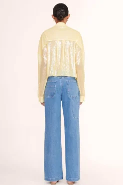 STAUD -CROPPED PAYTON TOP - SUNRAY