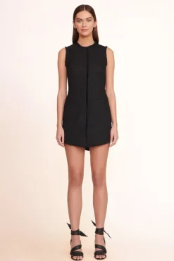 STAUD -CRYSTAL DRESS - BLACK
