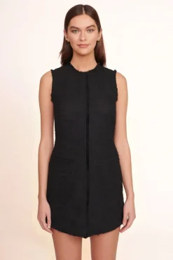 STAUD -CRYSTAL DRESS - BLACK