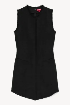 STAUD -CRYSTAL DRESS - BLACK