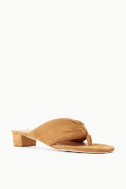 STAUD -DAHLIA SANDAL - CASHEW
