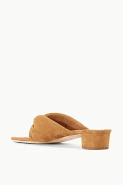 STAUD -DAHLIA SANDAL - CASHEW