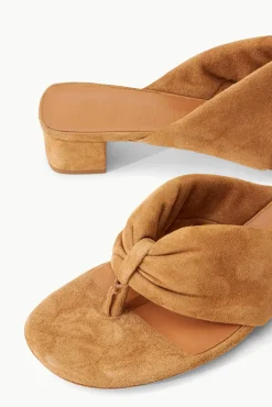 STAUD -DAHLIA SANDAL - CASHEW