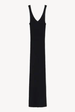 STAUD -DANA DRESS BLACK - BLACK WHITE