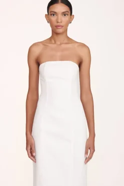 STAUD Bridal Dresses-DANIELA DRESS - WHITE