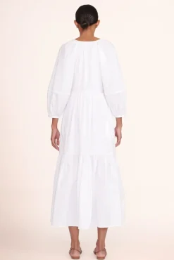 STAUD -DEMI DRESS - WHITE