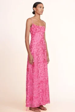 STAUD -DESTINY DRESS - BLOSSOM GARDEN PARTY