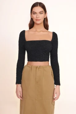 STAUD -ELEANORA TOP - BLACK