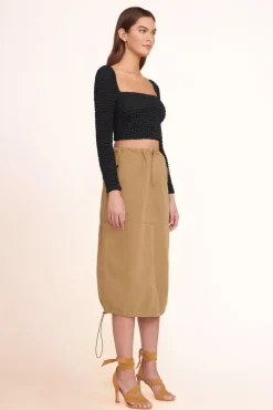 STAUD -ELEANORA TOP - BLACK