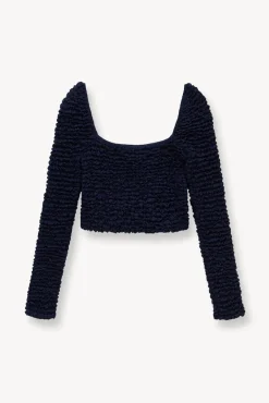 STAUD -ELEANORA TOP - NAVY