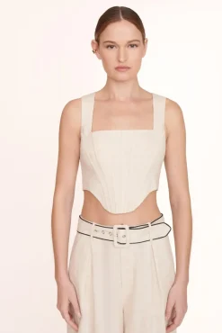 STAUD -ERIS PANT - NATURAL BLACK