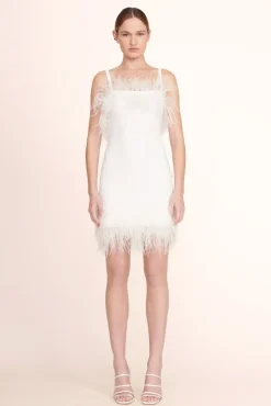 STAUD -ETTA DRESS - WHITE