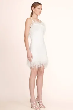 STAUD -ETTA DRESS - WHITE