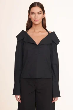 STAUD -FELICITY TOP - BLACK
