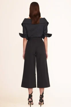 STAUD -FELICITY TOP - BLACK
