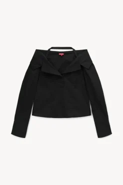 STAUD -FELICITY TOP - BLACK