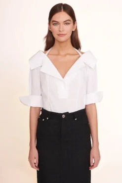 STAUD -FELICITY TOP - WHITE