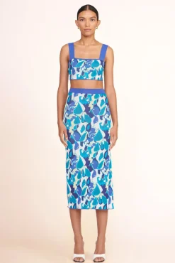 STAUD -GIOVANNI SKIRT - PACIFIC PARADISE