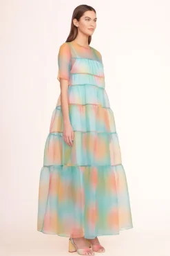 STAUD Occasion Dresses-HYACINTH DRESS - MULTI AURA