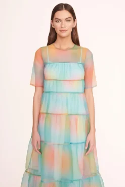 STAUD Occasion Dresses-HYACINTH DRESS - MULTI AURA