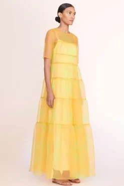 STAUD -HYACINTH DRESS - MULTI SUNRAY