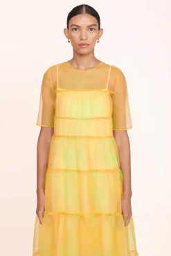 STAUD -HYACINTH DRESS - MULTI SUNRAY
