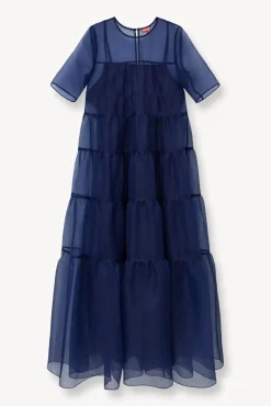 STAUD -HYACINTH DRESS - NAVY