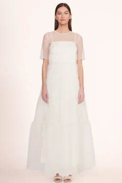 STAUD -HYACINTH DRESS - WHITE