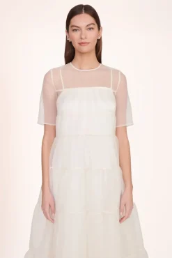 STAUD -HYACINTH DRESS - WHITE