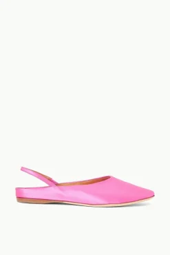 STAUD -JANINE MULE SATIN - BLOSSOM