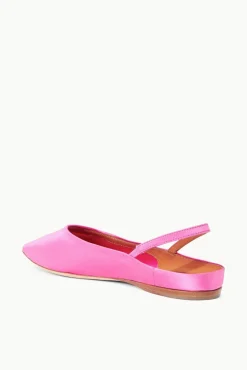 STAUD -JANINE MULE SATIN - BLOSSOM